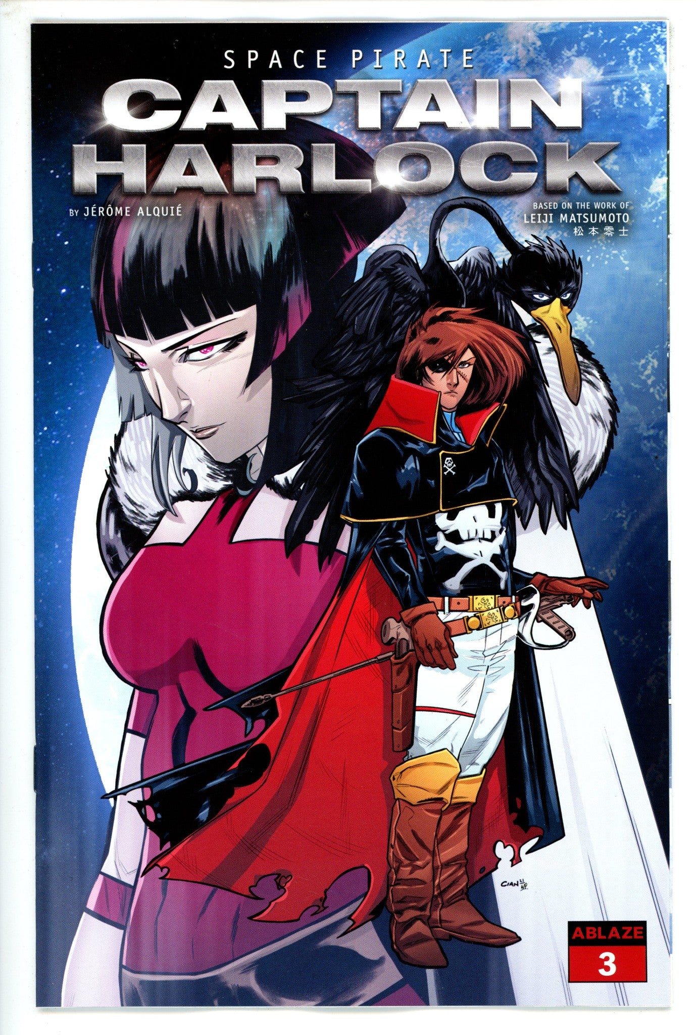Space Pirate Captain Harlock 3 Tormey Variant (2021)