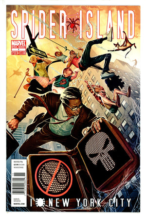 Spider-Island: I Love New York City 1 Newsstand VF+ (2011)