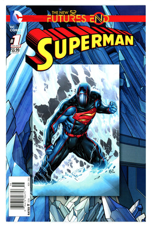Superman: Futures End 1 Newsstand NM-