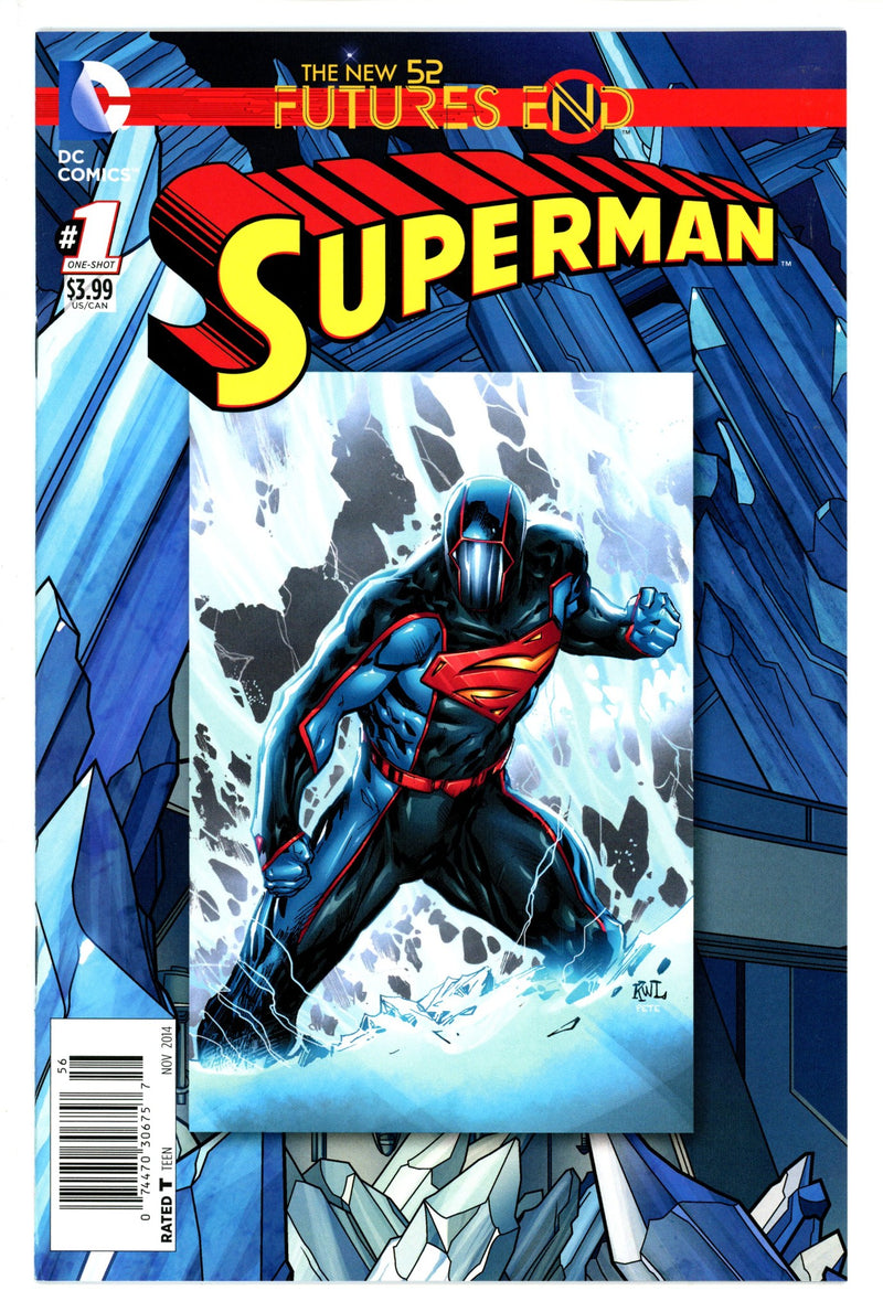 Superman: Futures End 1 Newsstand NM-