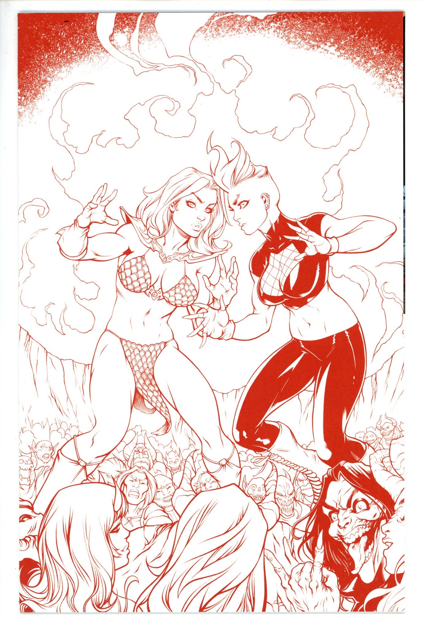 Red Sonja: Age of Chaos 1 Garza Variant