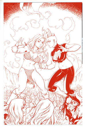 Red Sonja: Age of Chaos 1 Garza Variant
