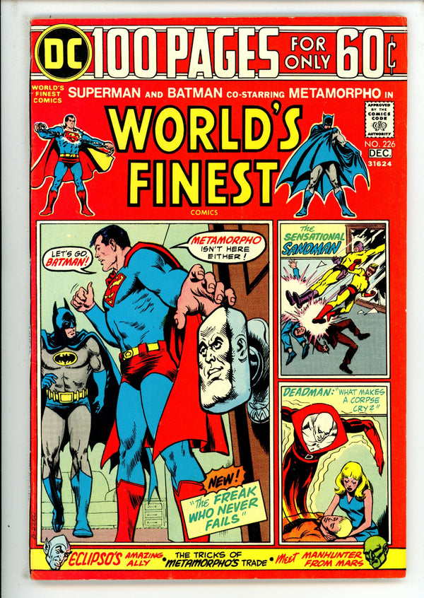 World's Finest Comics 226 FN (1974)