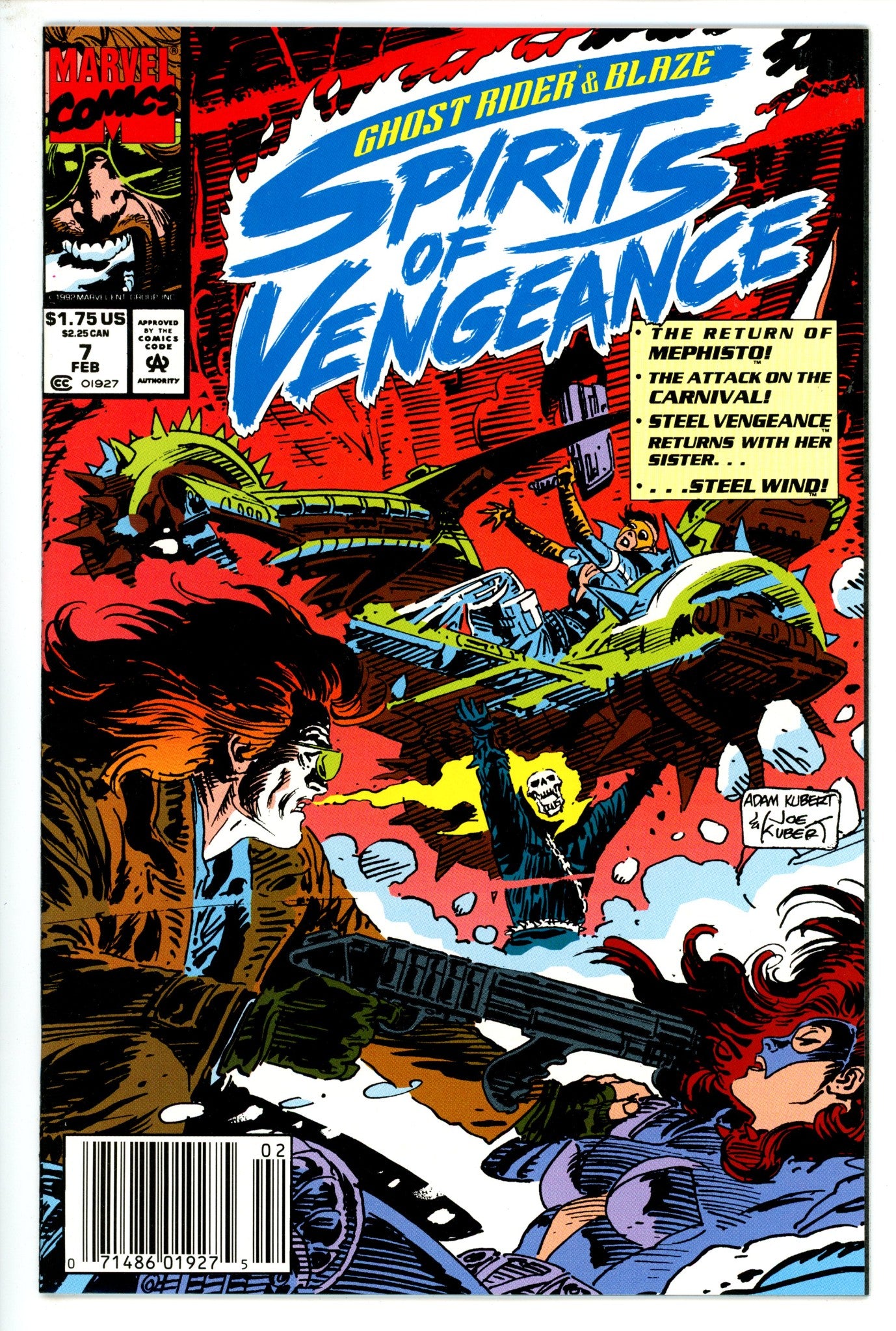 Ghost Rider / Blaze: Spirits of Vengeance 7 Newsstand