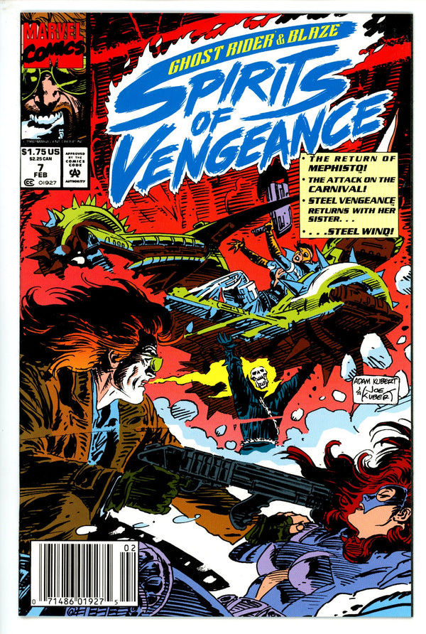 Ghost Rider / Blaze: Spirits of Vengeance 7 Newsstand