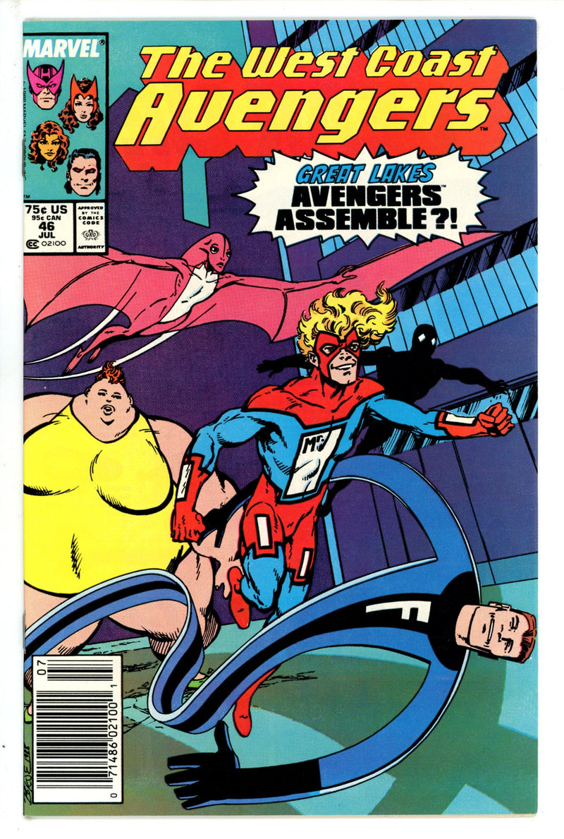 West Coast Avengers Vol 2 46 Newsstand VF/NM (1989)
