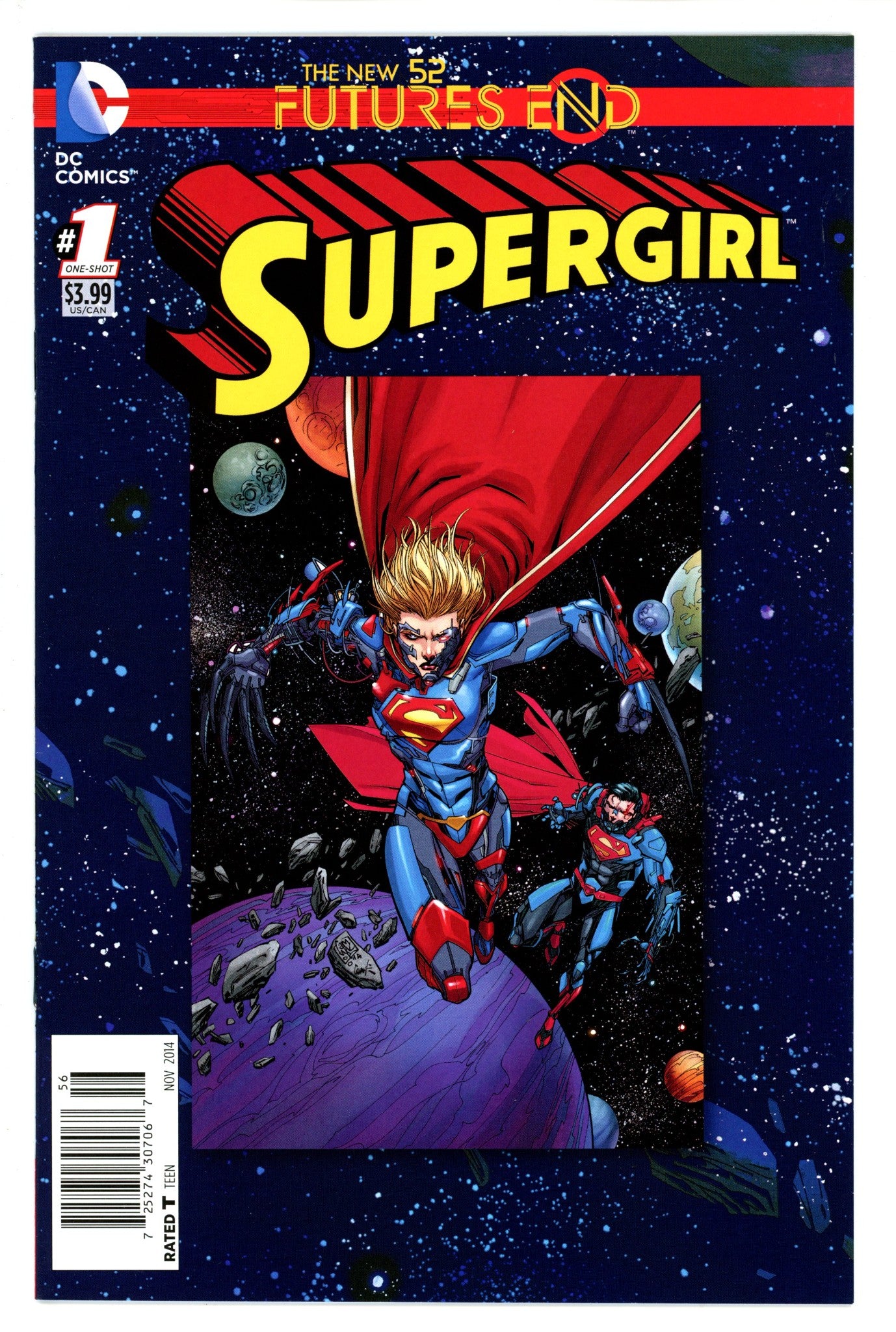 Supergirl: Futures End 1 Newsstand NM-