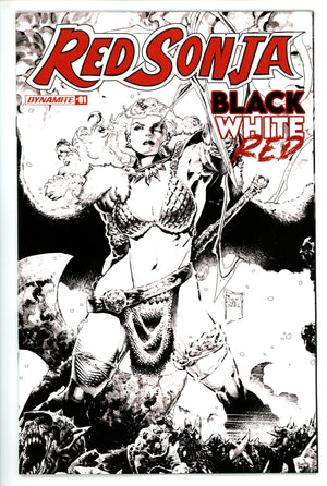 Red Sonja Black White Red 1 Tan Variant