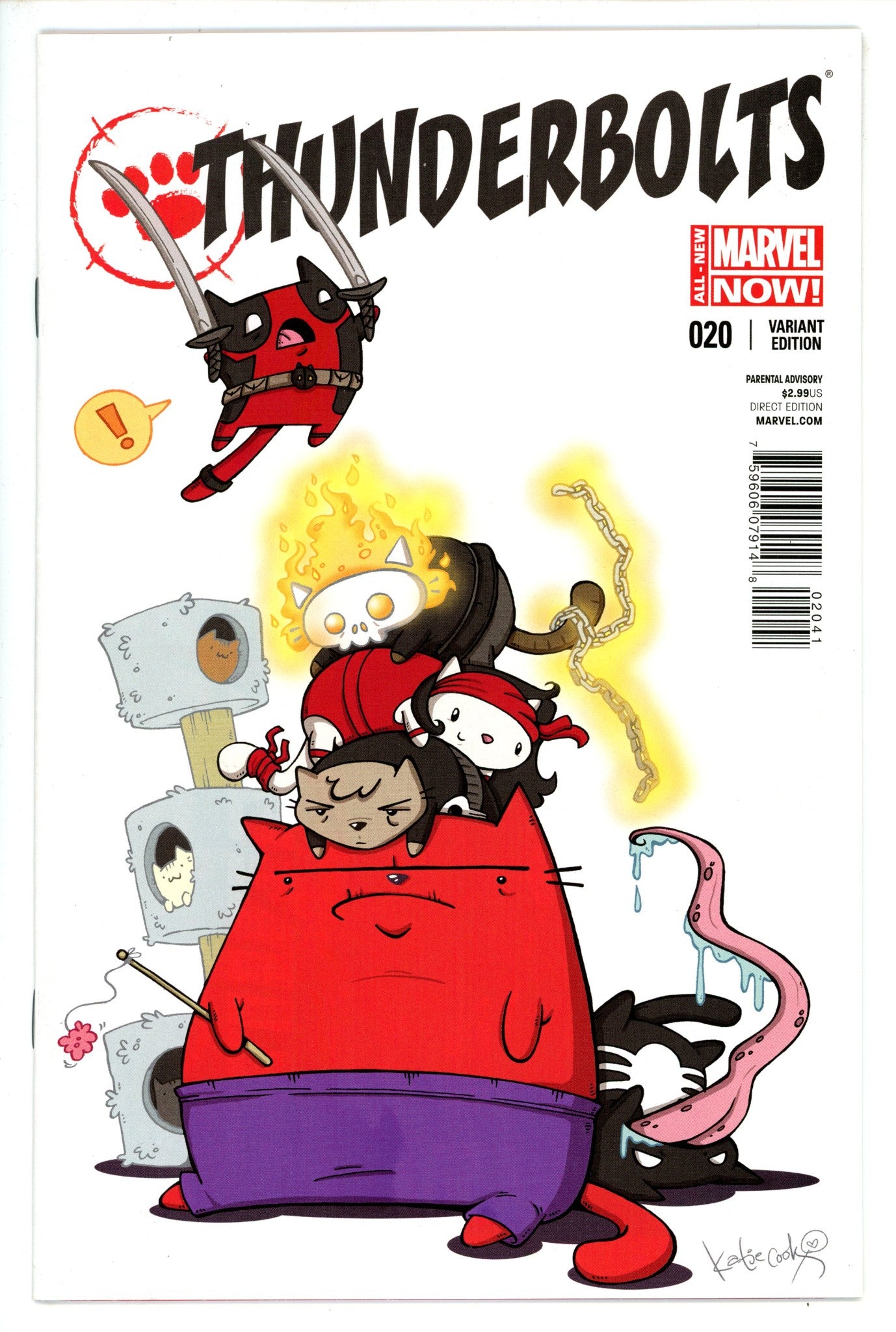 Thunderbolts Vol 1 20.NOW Cook Variant VF