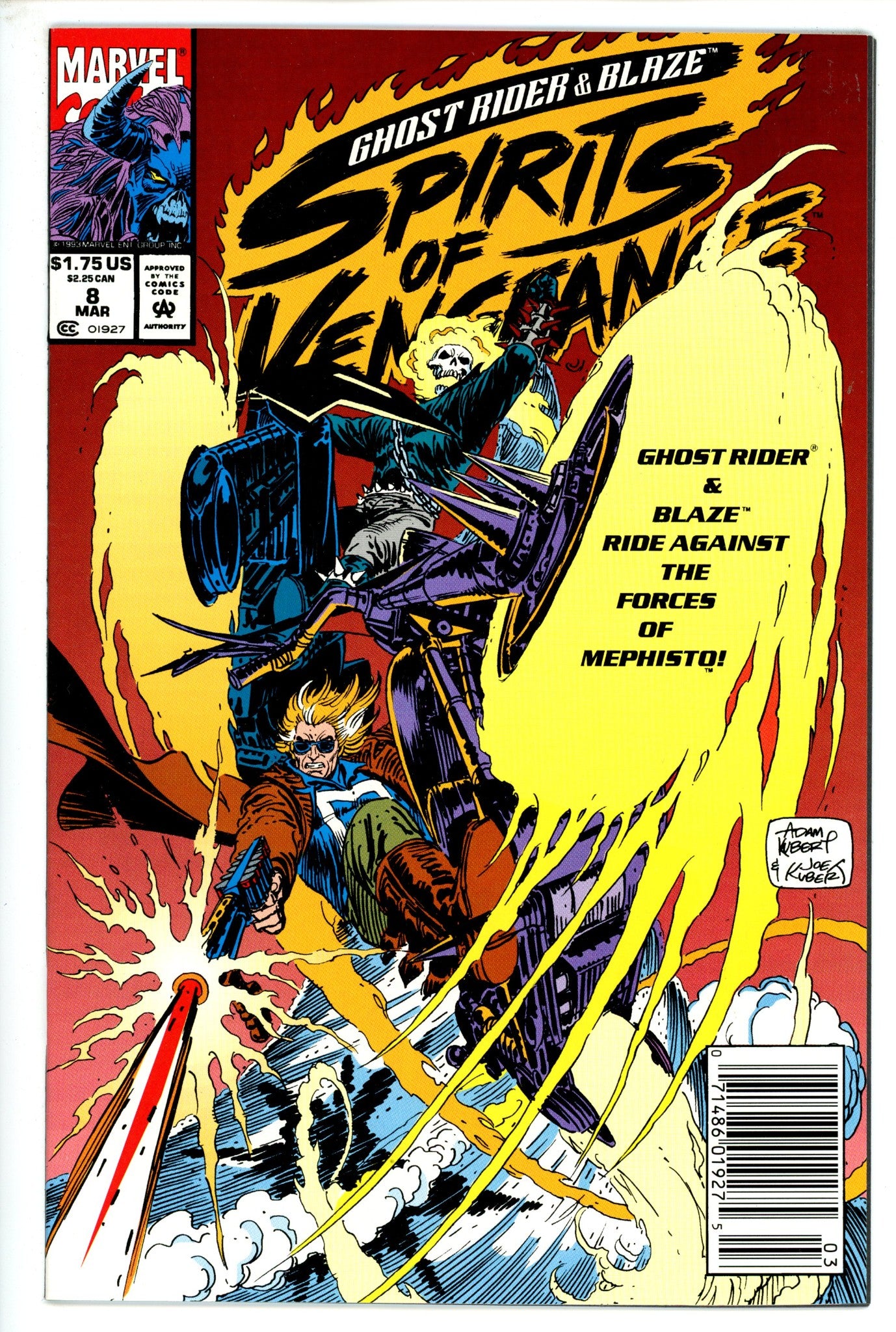 Ghost Rider / Blaze: Spirits of Vengeance 8 Newsstand
