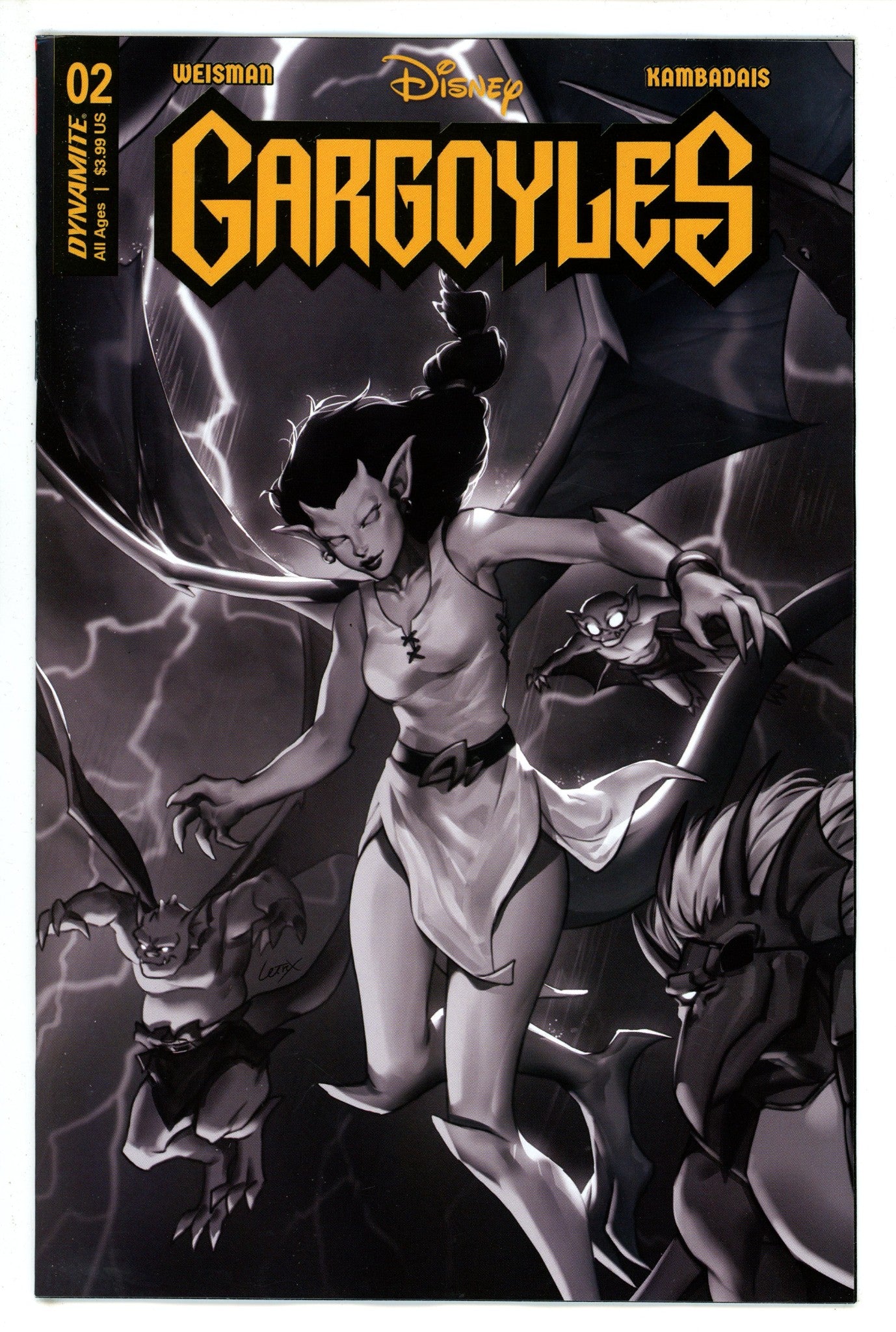 Gargoyles 2 Leirix B&W Incentive Variant (2023)