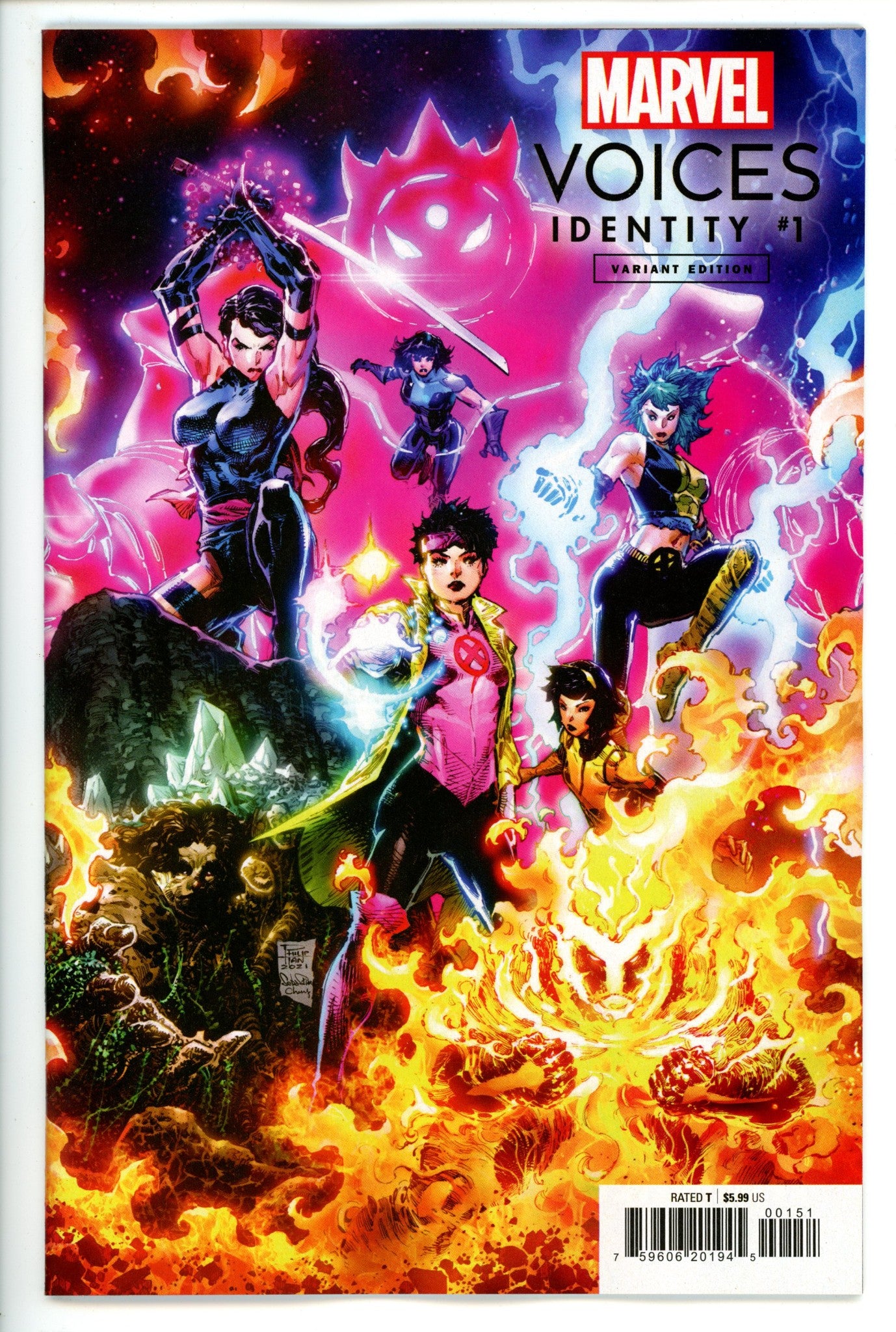 Marvels Voices Identity 1 Tan Variant NM (2021)