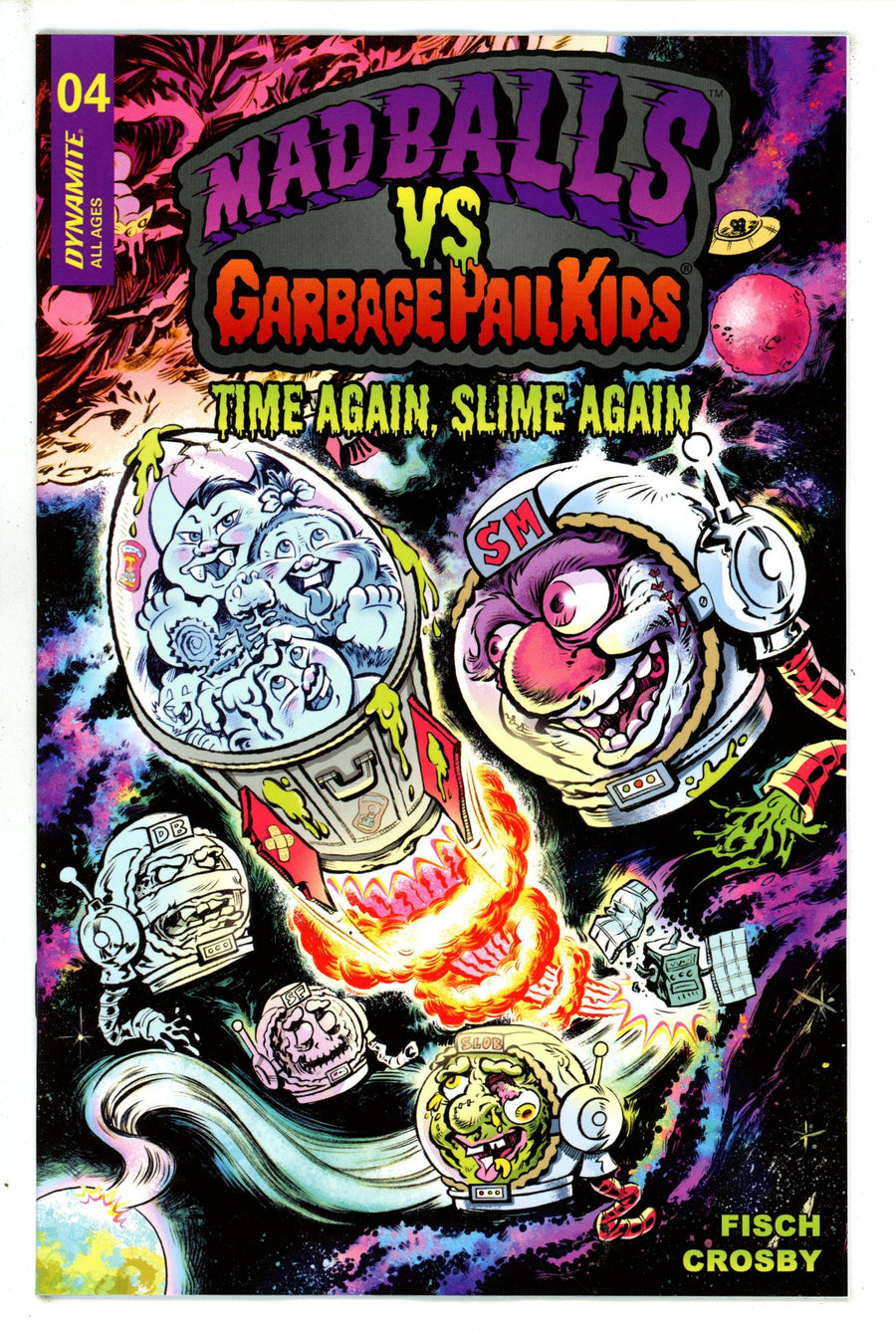 Madballs Vs Garbage Pail Kids Slime Again 4 Crosby Variant (2023)