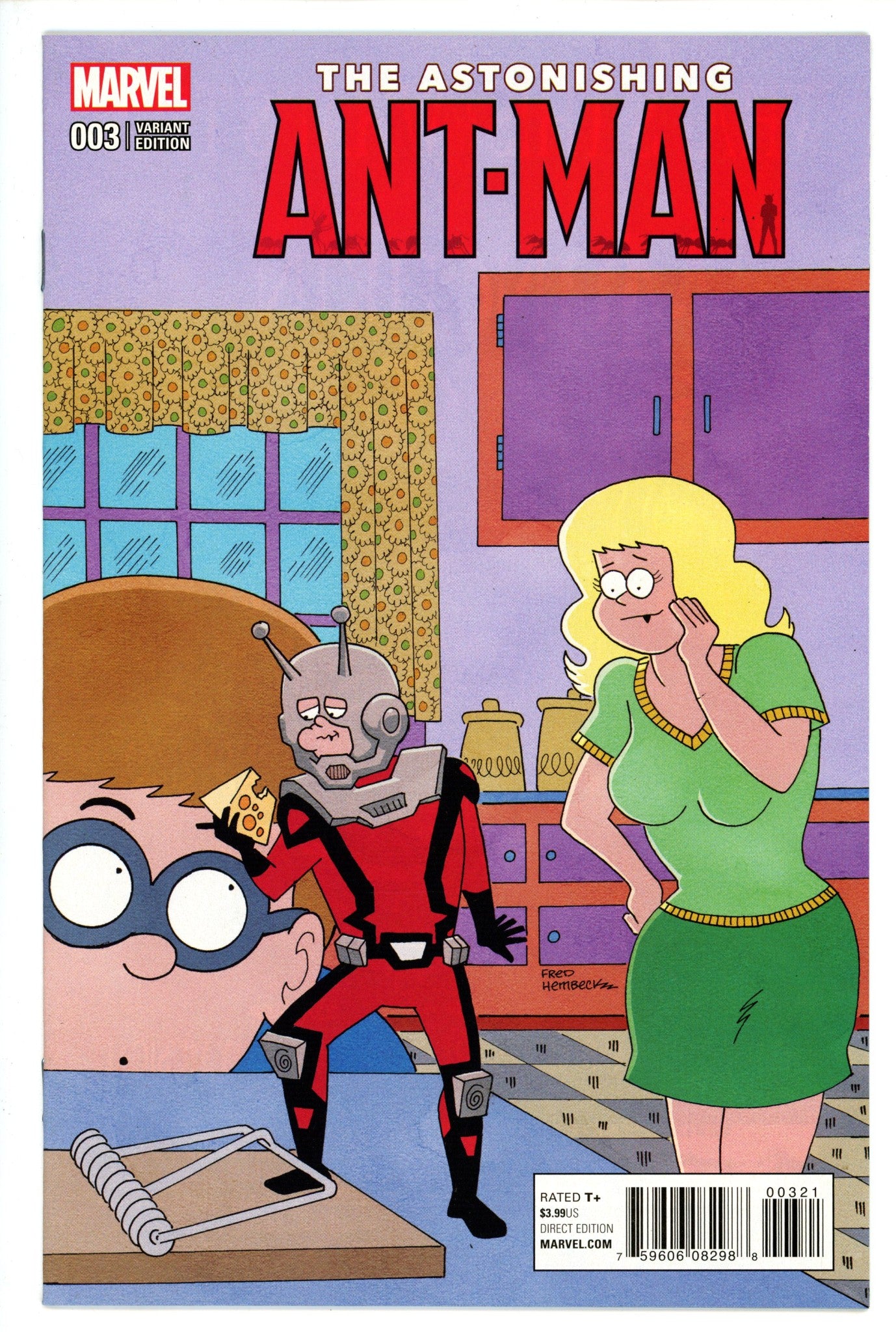 The Astonishing Ant-Man Vol 1 3 Hembeck Variant