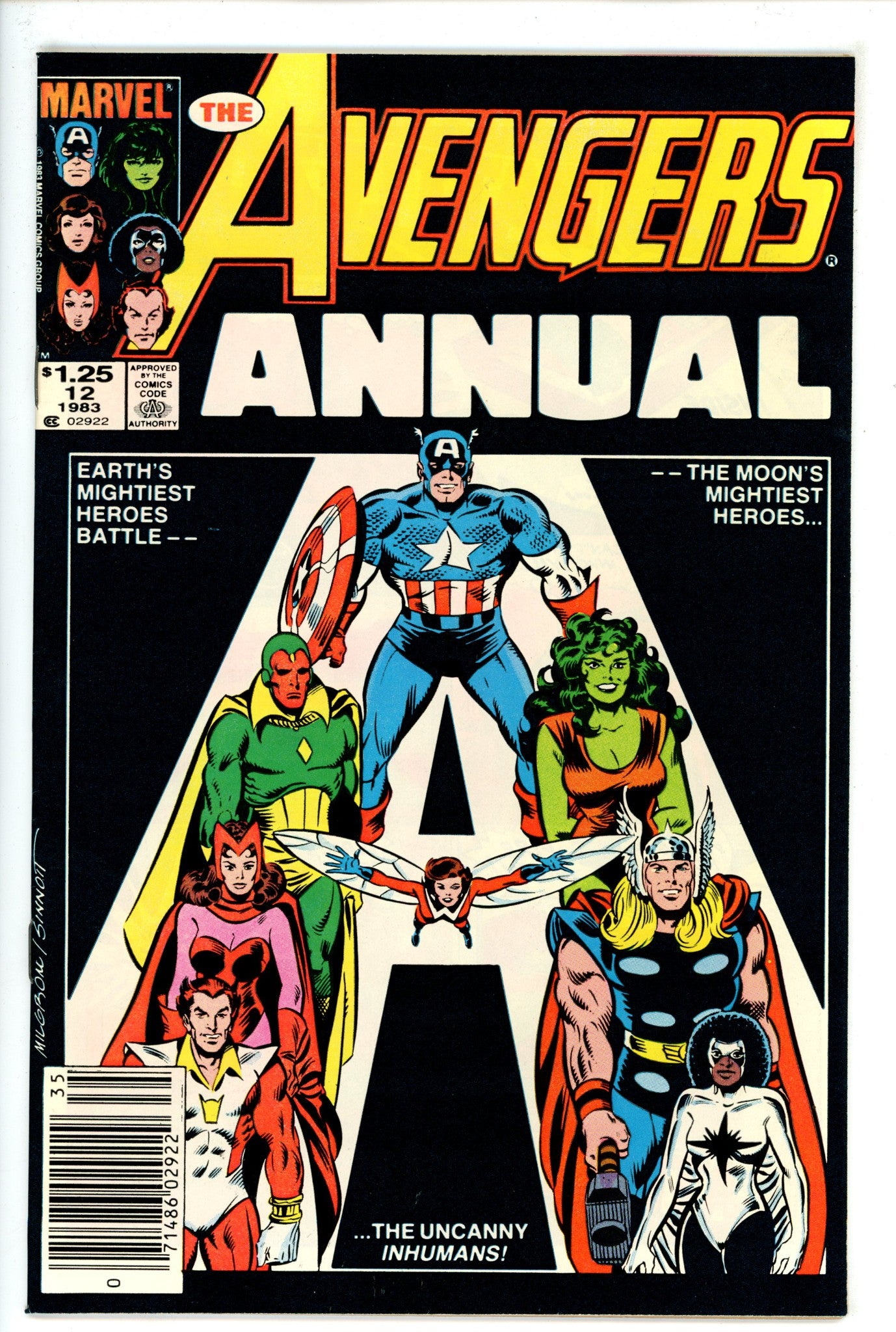 The Avengers Annual Vol 1 12 Canadian VF+