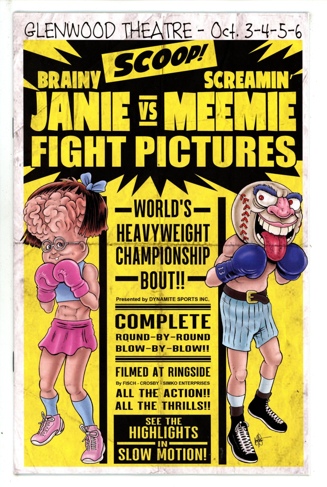 Madballs Vs Garbage Pail Kids Slime Again 4 Poster Variant (2023)