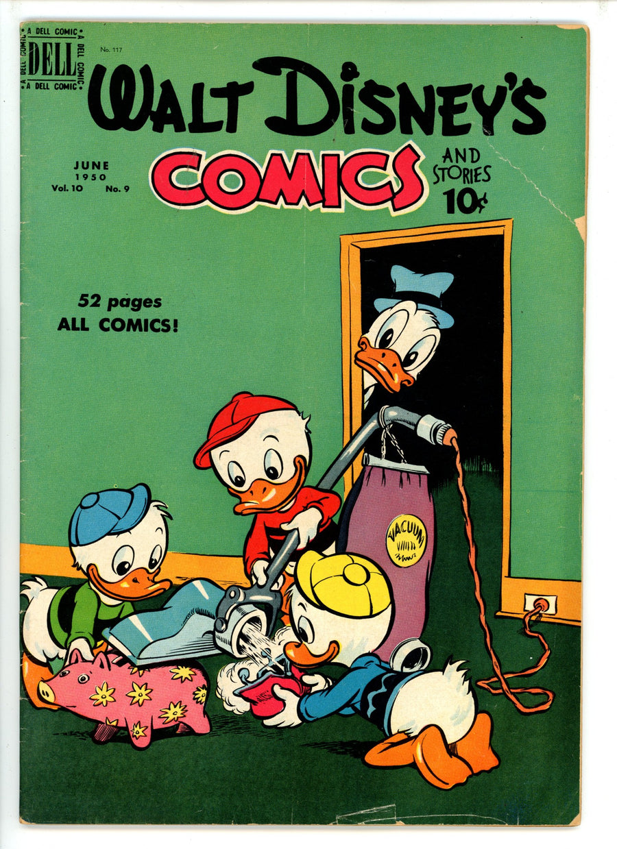 Walt Disney's Comics and Stories Vol 10 9 (117) VG (1950)