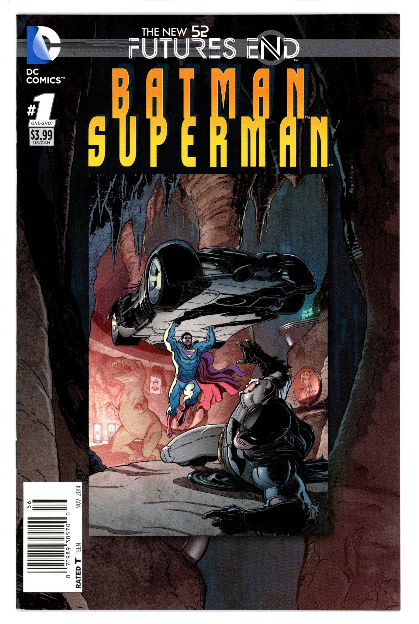 Batman / Superman: Futures End 1 Newsstand NM
