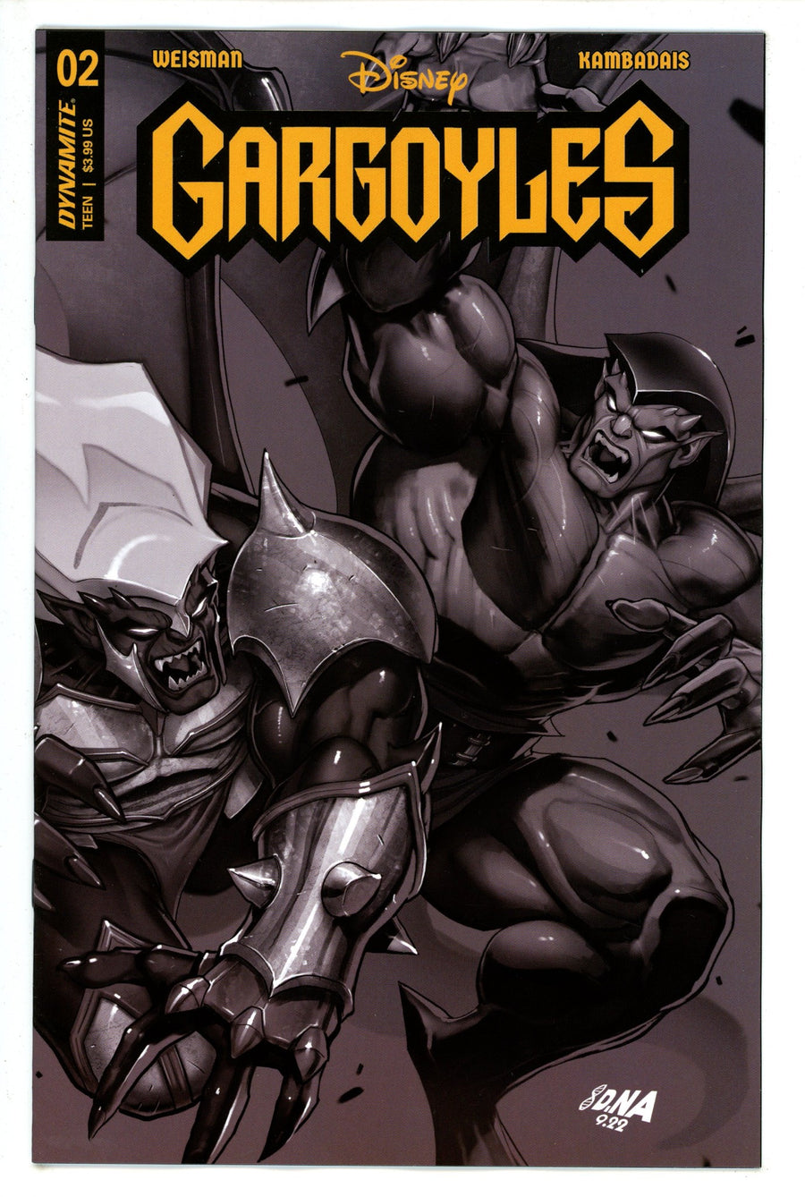 Gargoyles 2 Nakayama B&W Incentive Variant (2023)