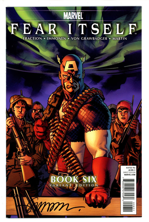 Fear Itself 6 Signed Immonen Variant