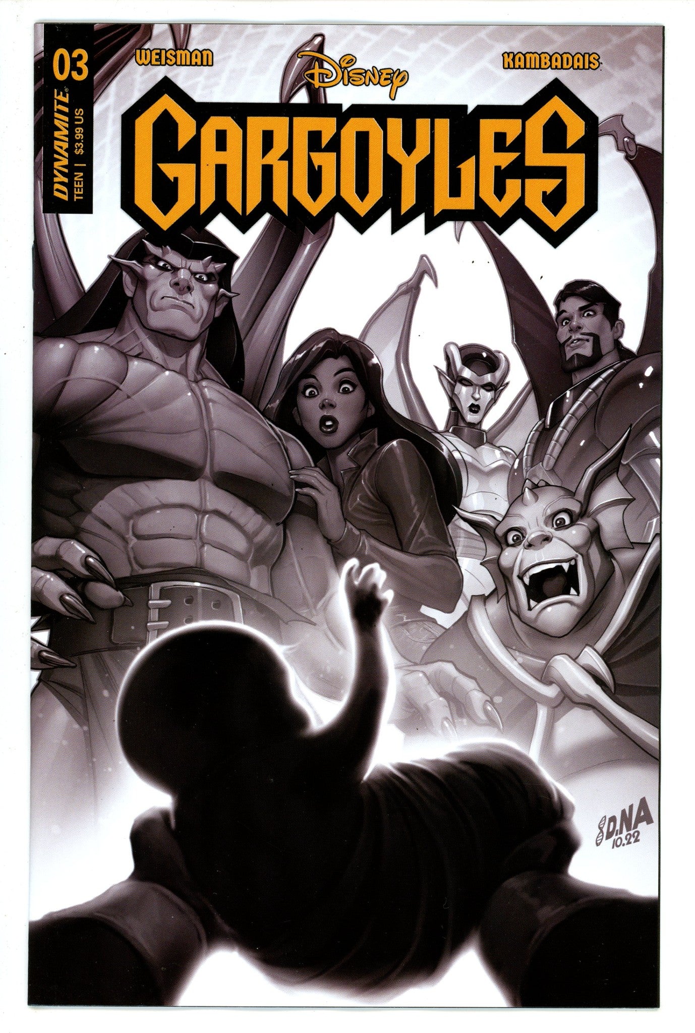 Gargoyles 3 Nakayama B&W Incentive Variant (2023)