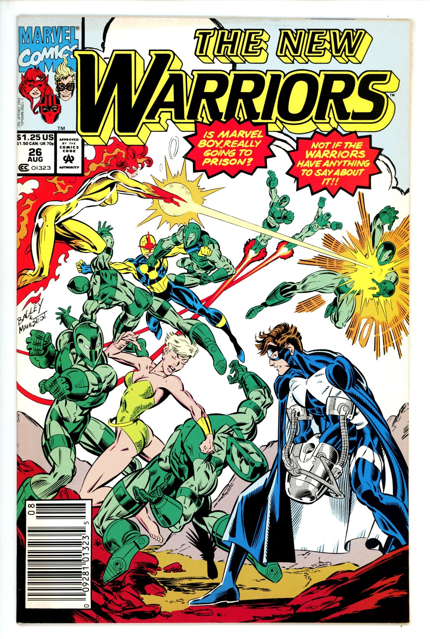The New Warriors Vol 1 26 Newsstand