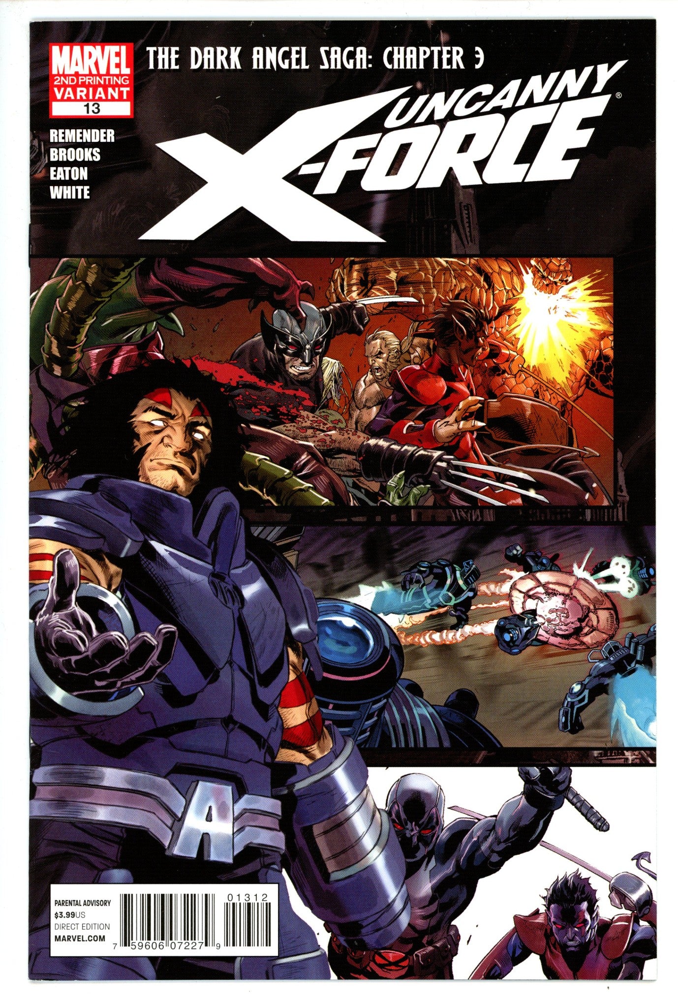 Uncanny X-Force Vol 1 13 2nd Print NM-