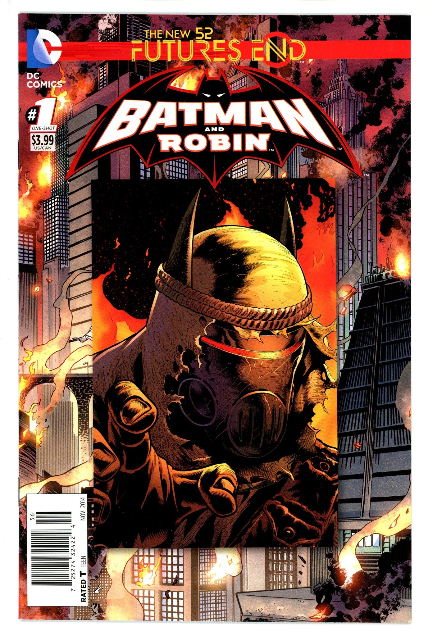 Batman and Robin: Futures End 1 Newsstand VF/NM