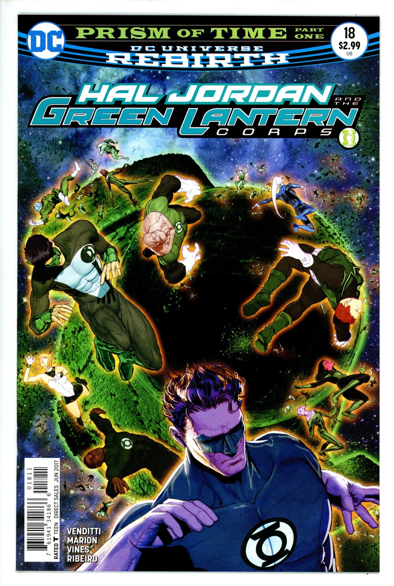 Hal Jordan and the Green Lantern Corps 18 Nowlan Variant