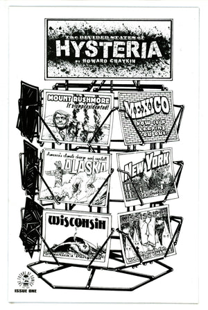 The Divided States of Hysteria 1 Chaykin B&W Variant VF/NM (2017)