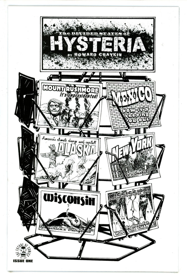 The Divided States of Hysteria 1 Chaykin B&W Variant VF/NM (2017)