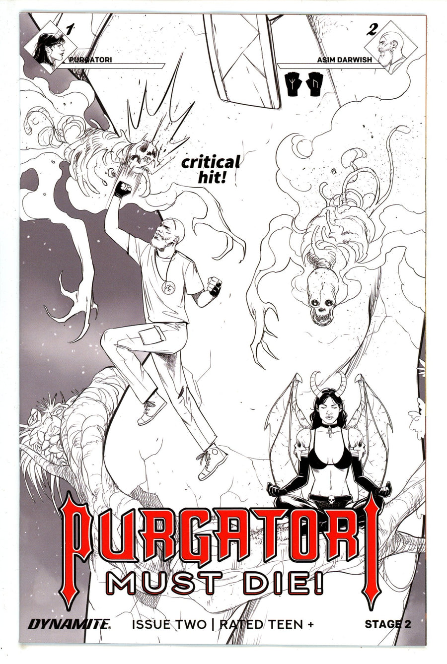Purgatori Must Die 2 Sarraseca B&W Incentive Variant (2023)