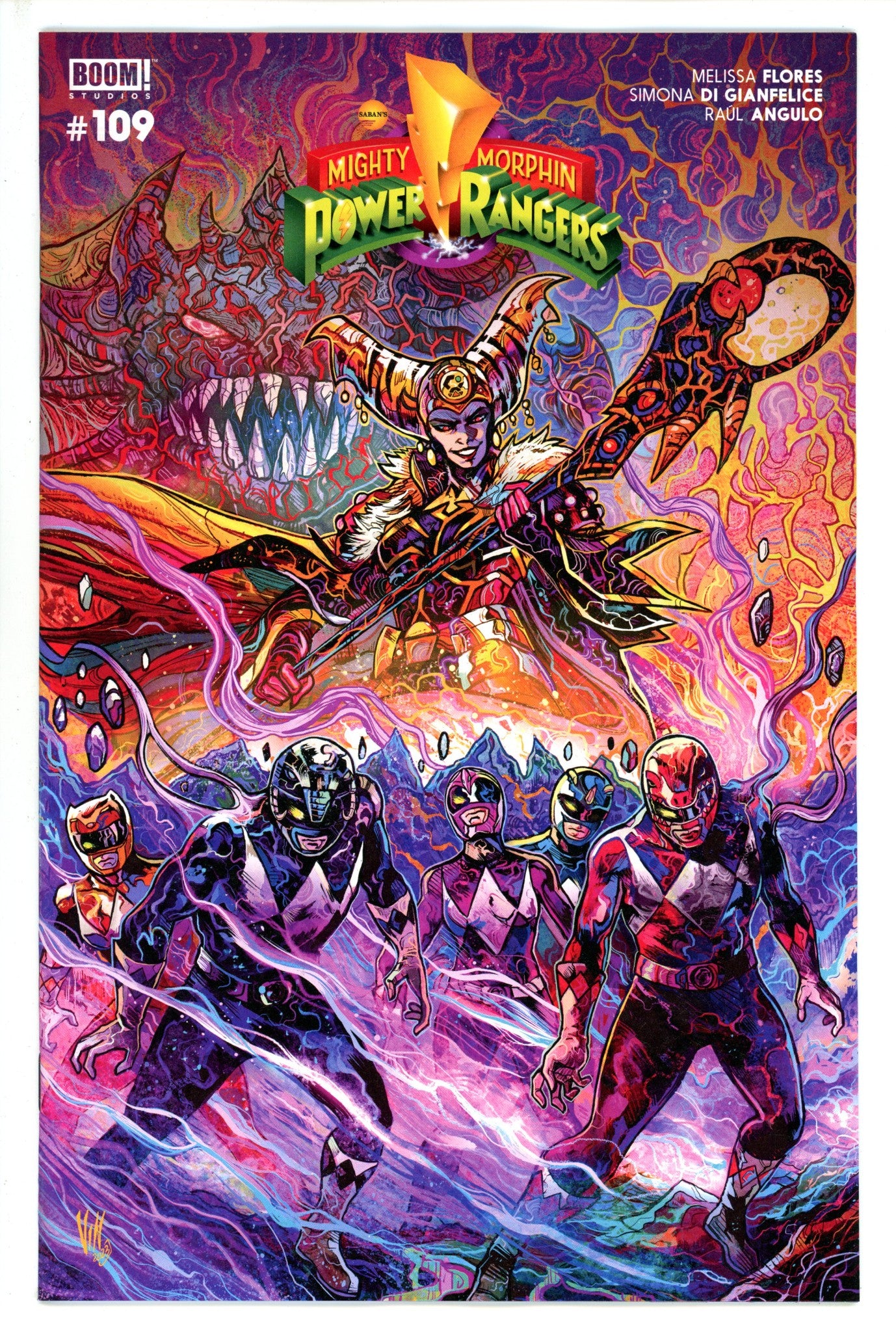 Mighty Morphin Power Rangers 109 Riccardi Variant (2023)