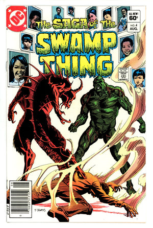 The Saga of Swamp Thing 4 Newsstand NM- (1982)