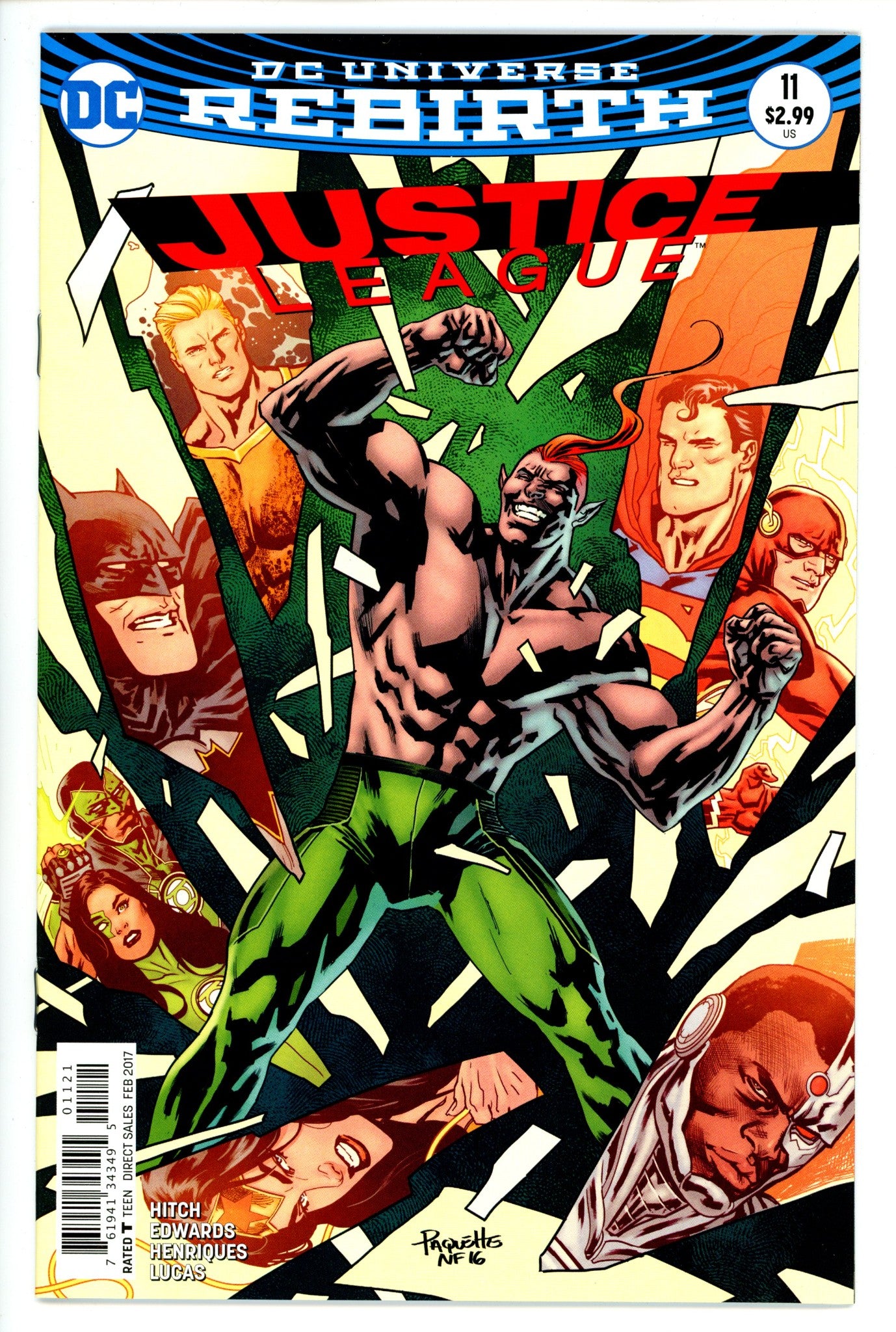 Justice League Vol 2 11 Paquette Variant