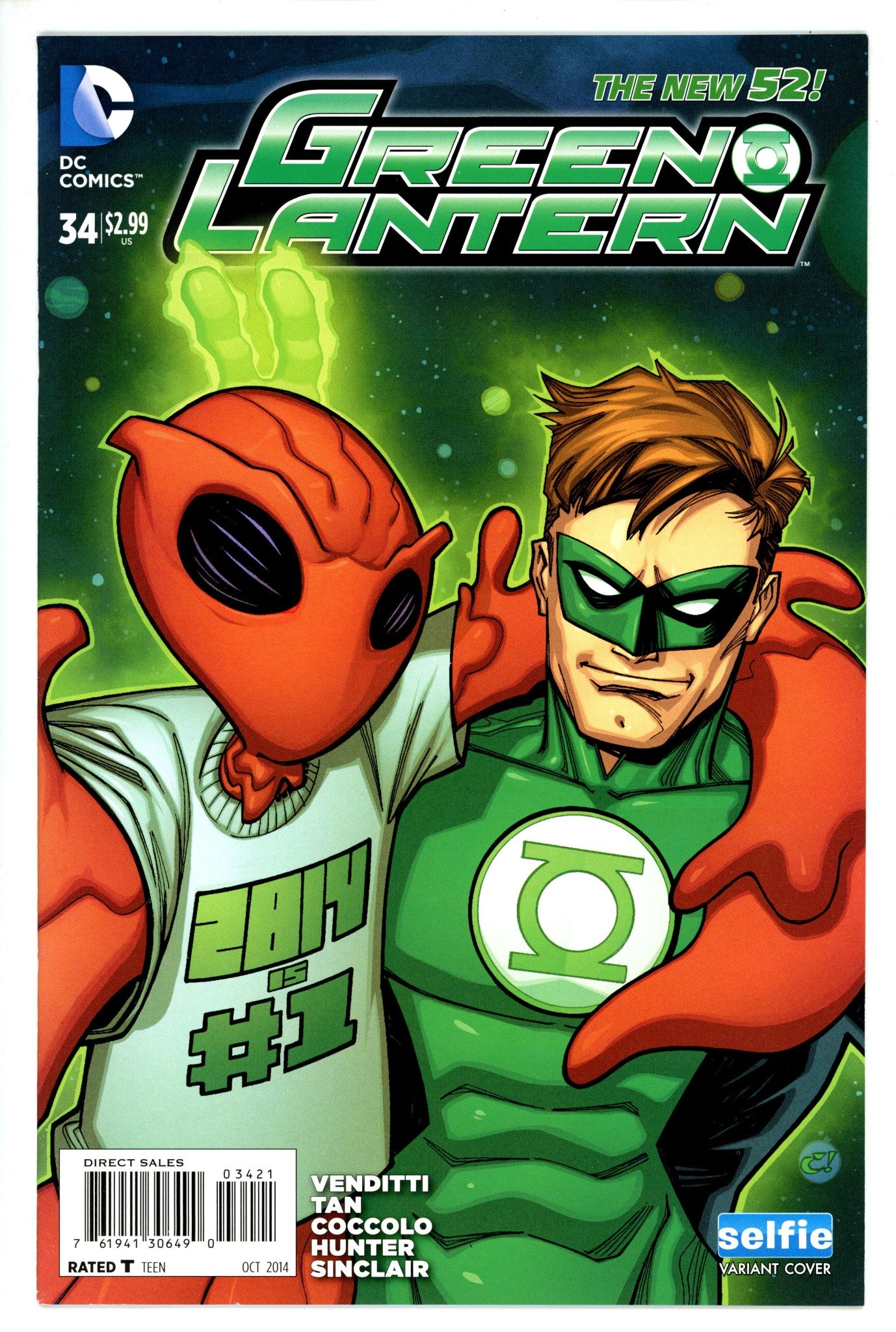 Green Lantern Vol 5 34 Selfie Variant
