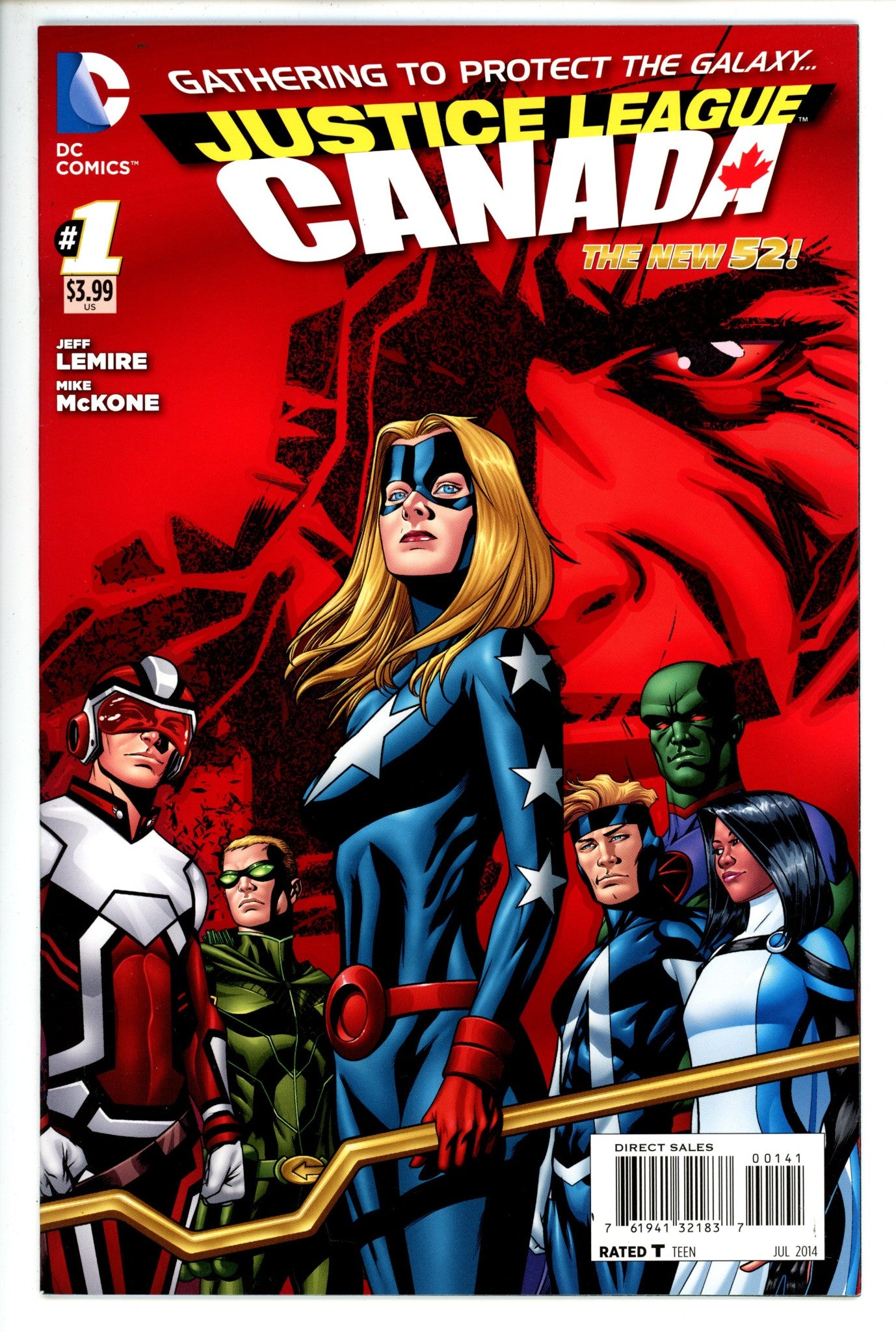 Justice League United 1 Canada Variant