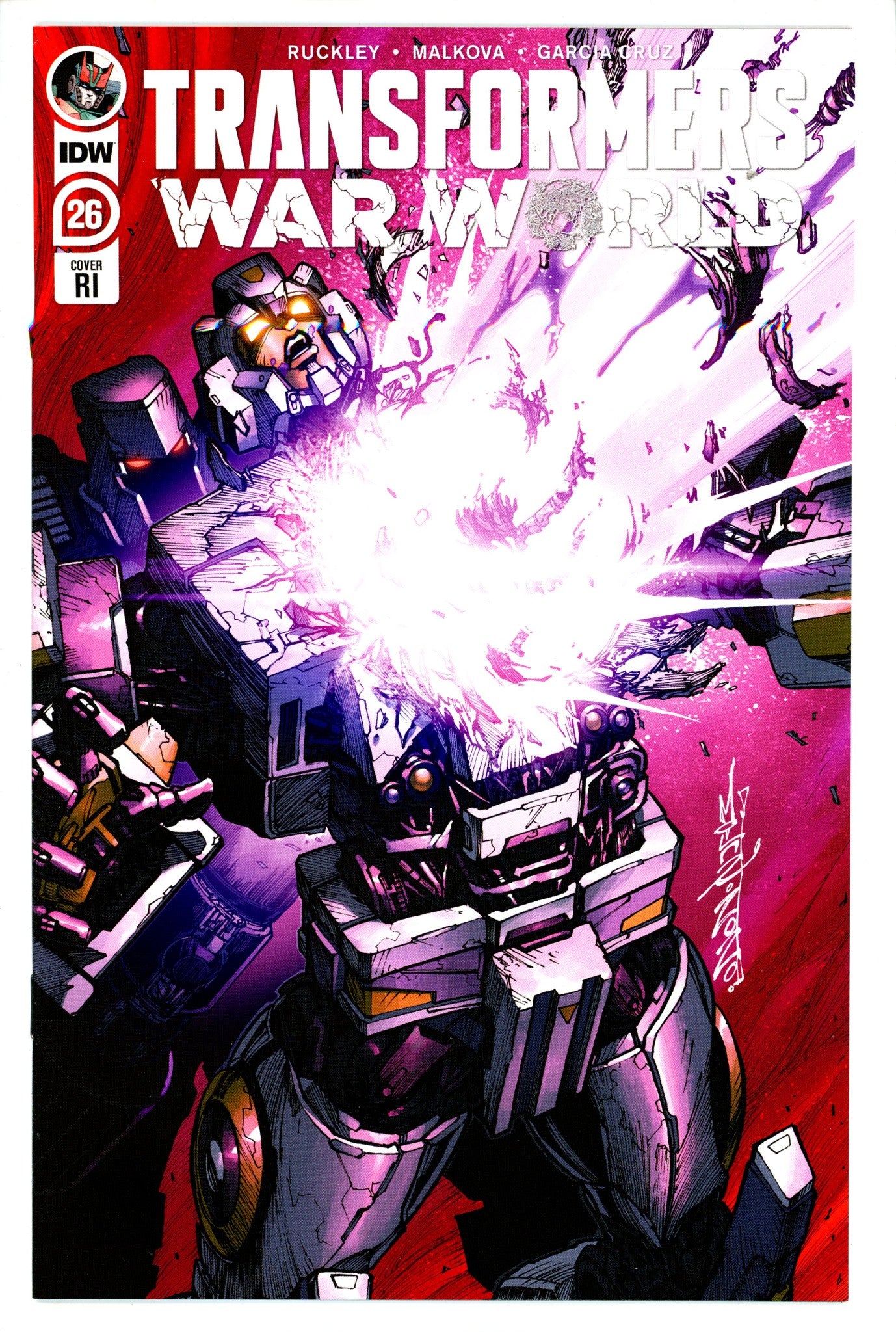 Transformers 26 Milne Variant-IDW-CaptCan Comics Inc