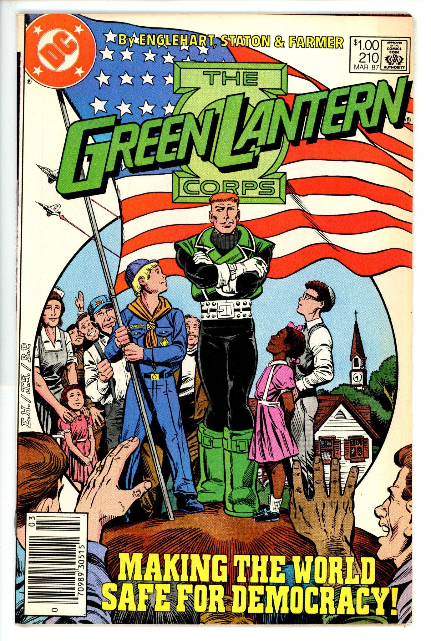 The Green Lantern Corps Vol 2 210 Canadian VF-