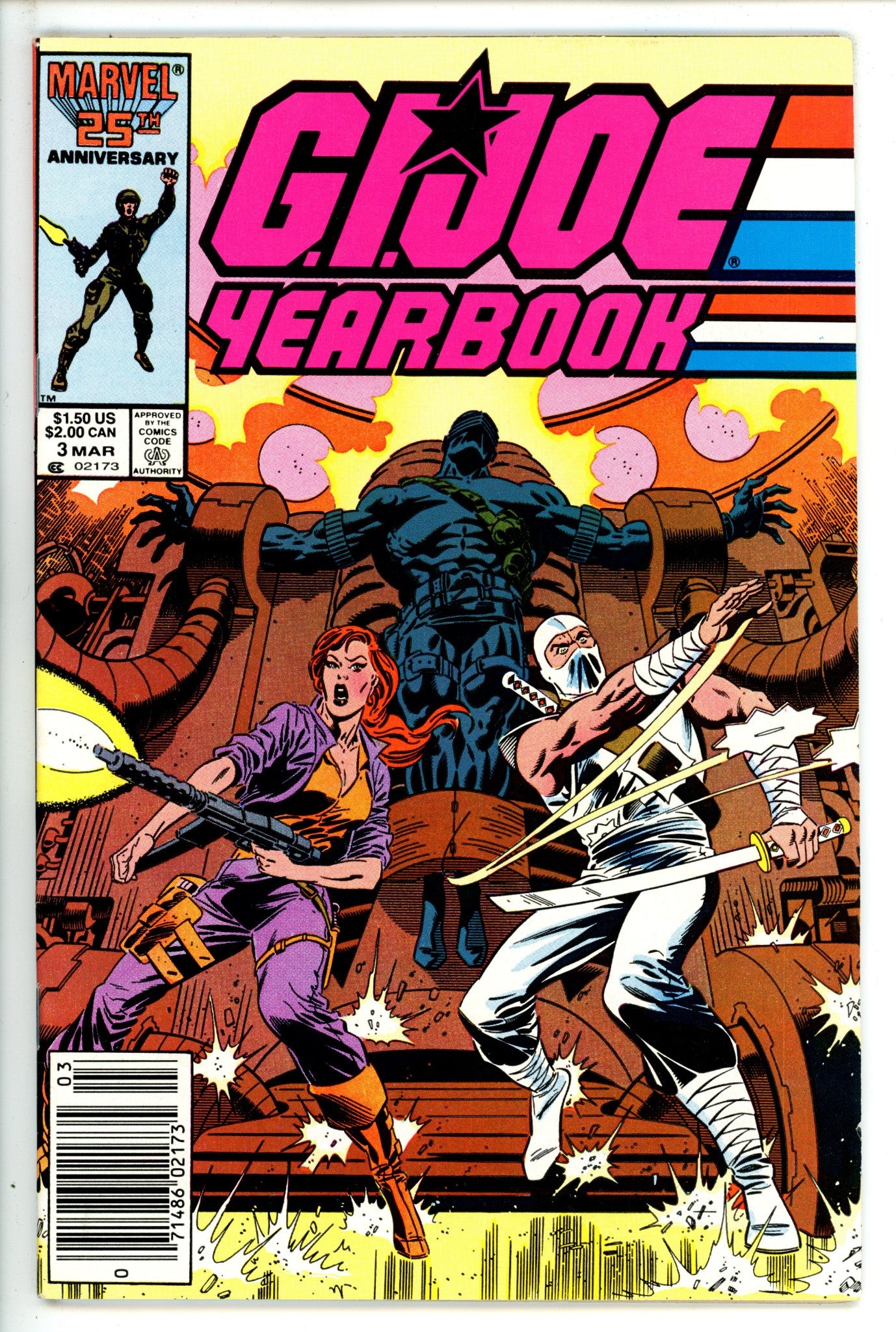 G.I. Joe Yearbook 3 Newsstand FN/VF (1986)