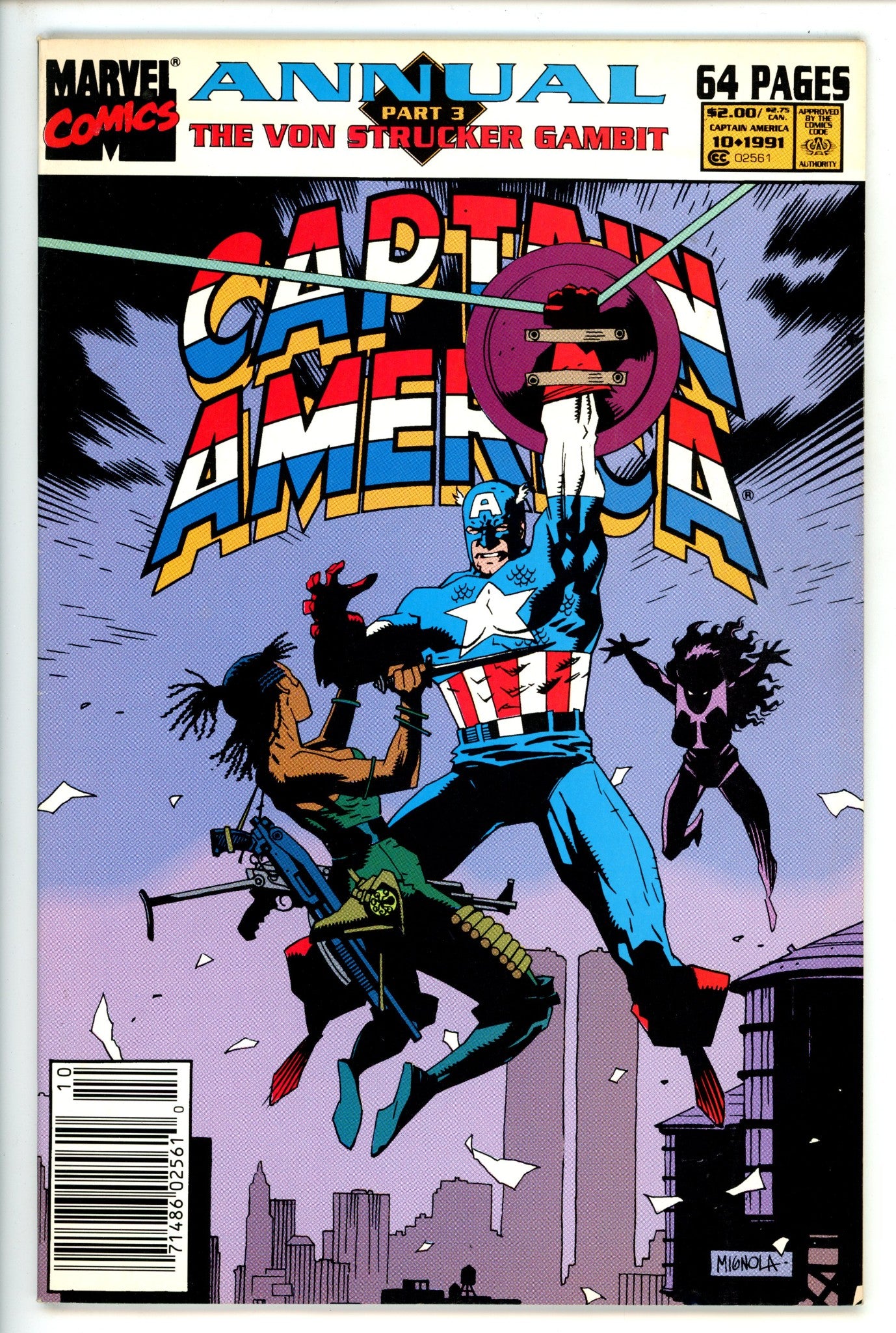 Captain America Annual Vol 1 10 Newsstand