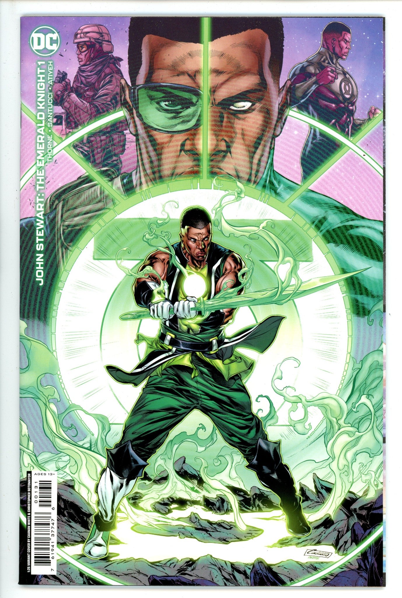 John Stewart the Emerald Knight 1 White Incentive Variant NM (2022)