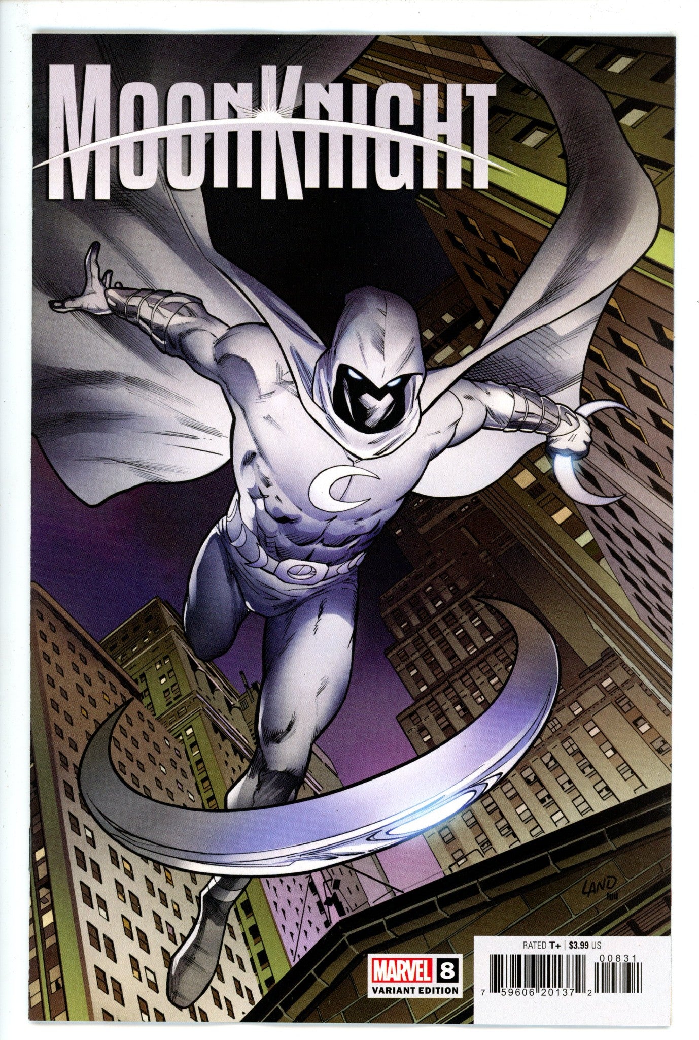 Moon Knight Vol 9 8 Land Variant NM-
