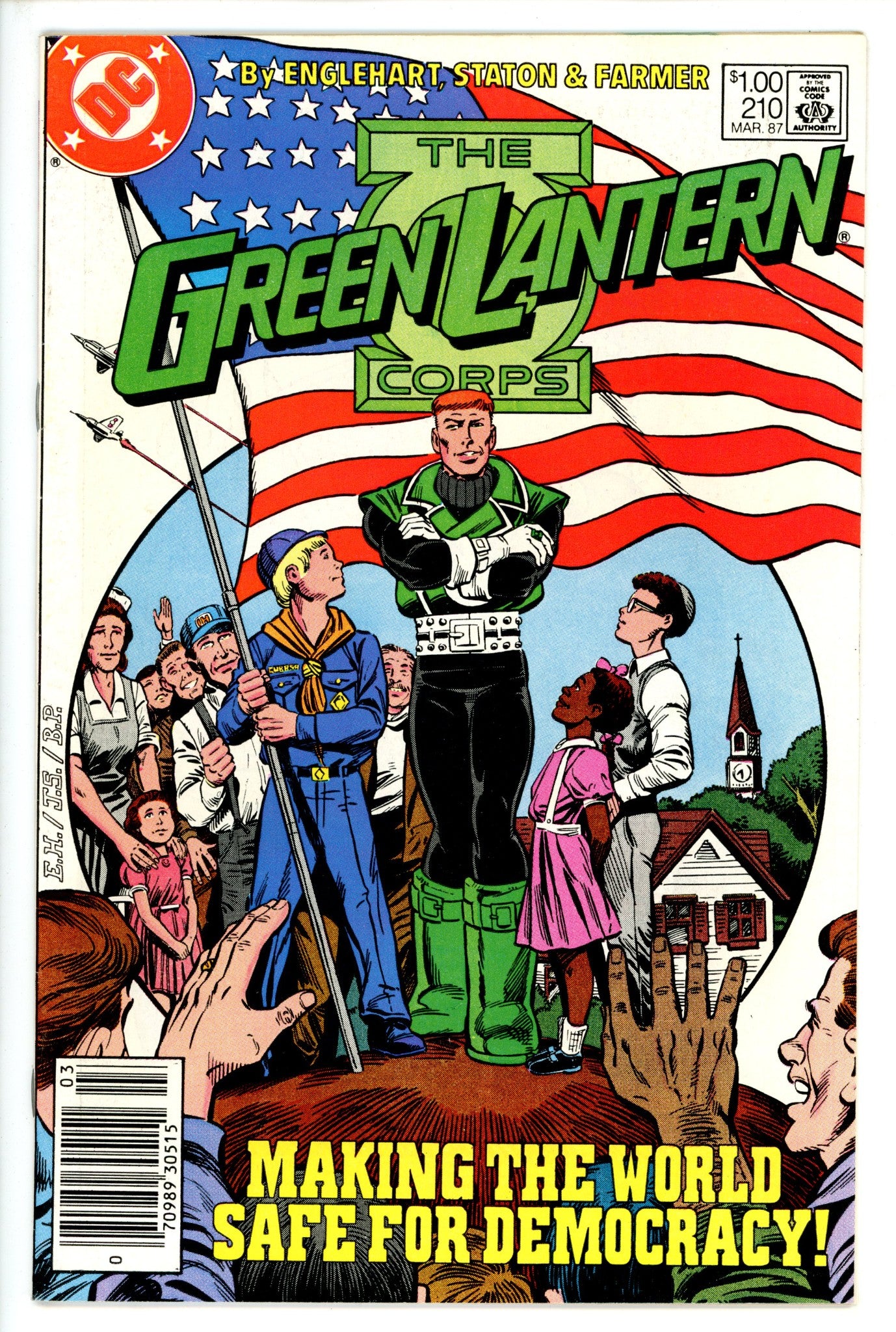 The Green Lantern Corps Vol 2 210 Canadian VF+