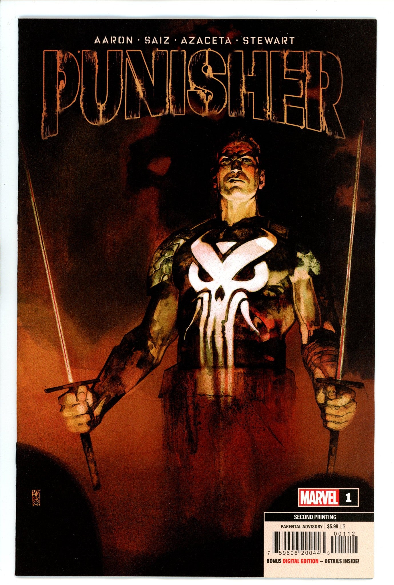 Punisher Vol 13 1 2nd Print (2022)