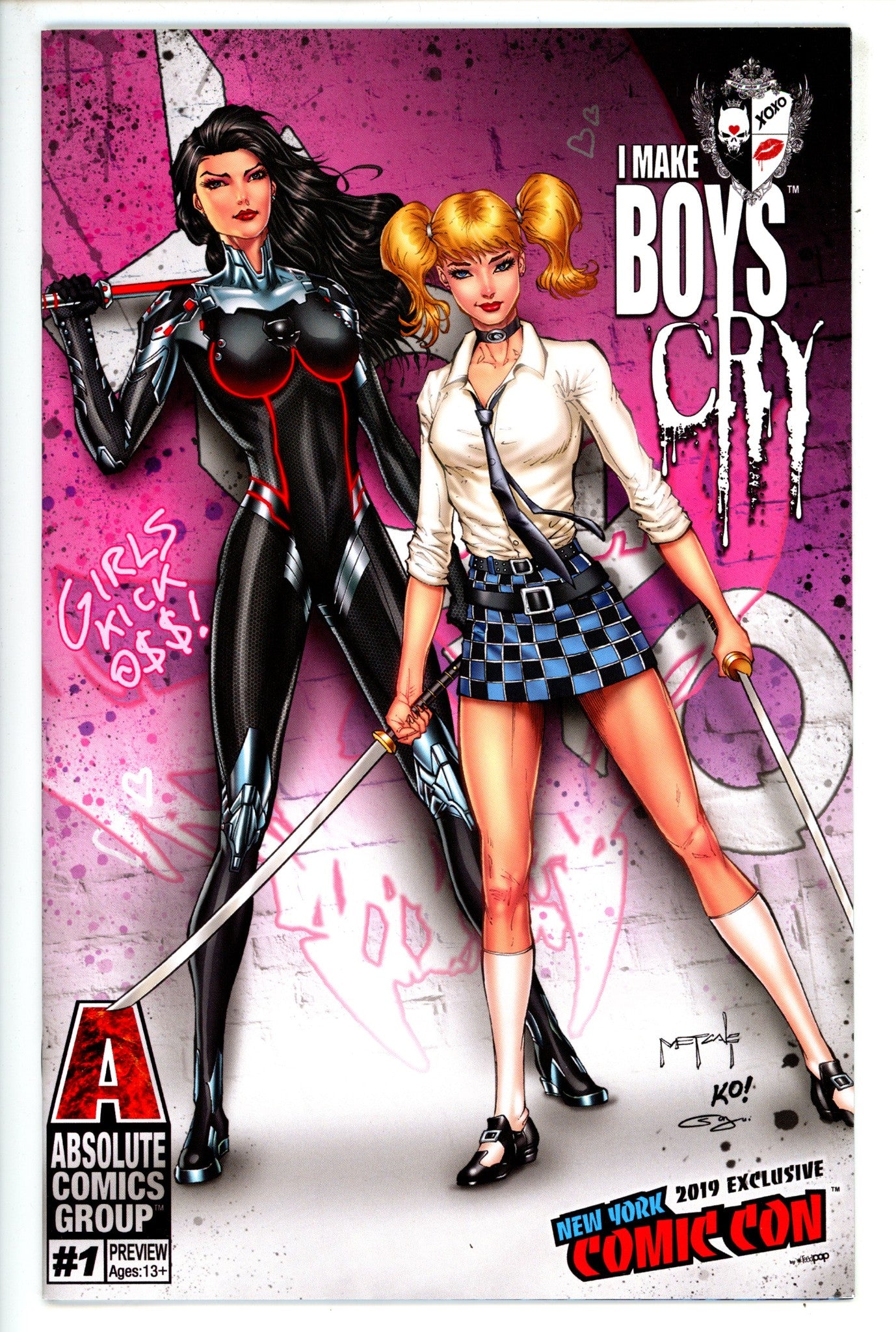 I Make Boys Cry 1 Metcalf Variant NM