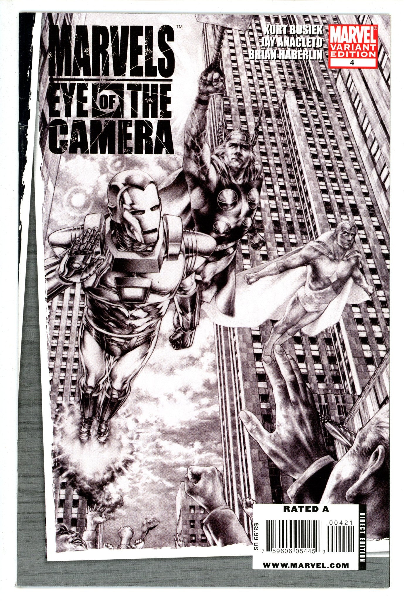 Marvels: Eye of the Camera 4 B&W Variant (2009)