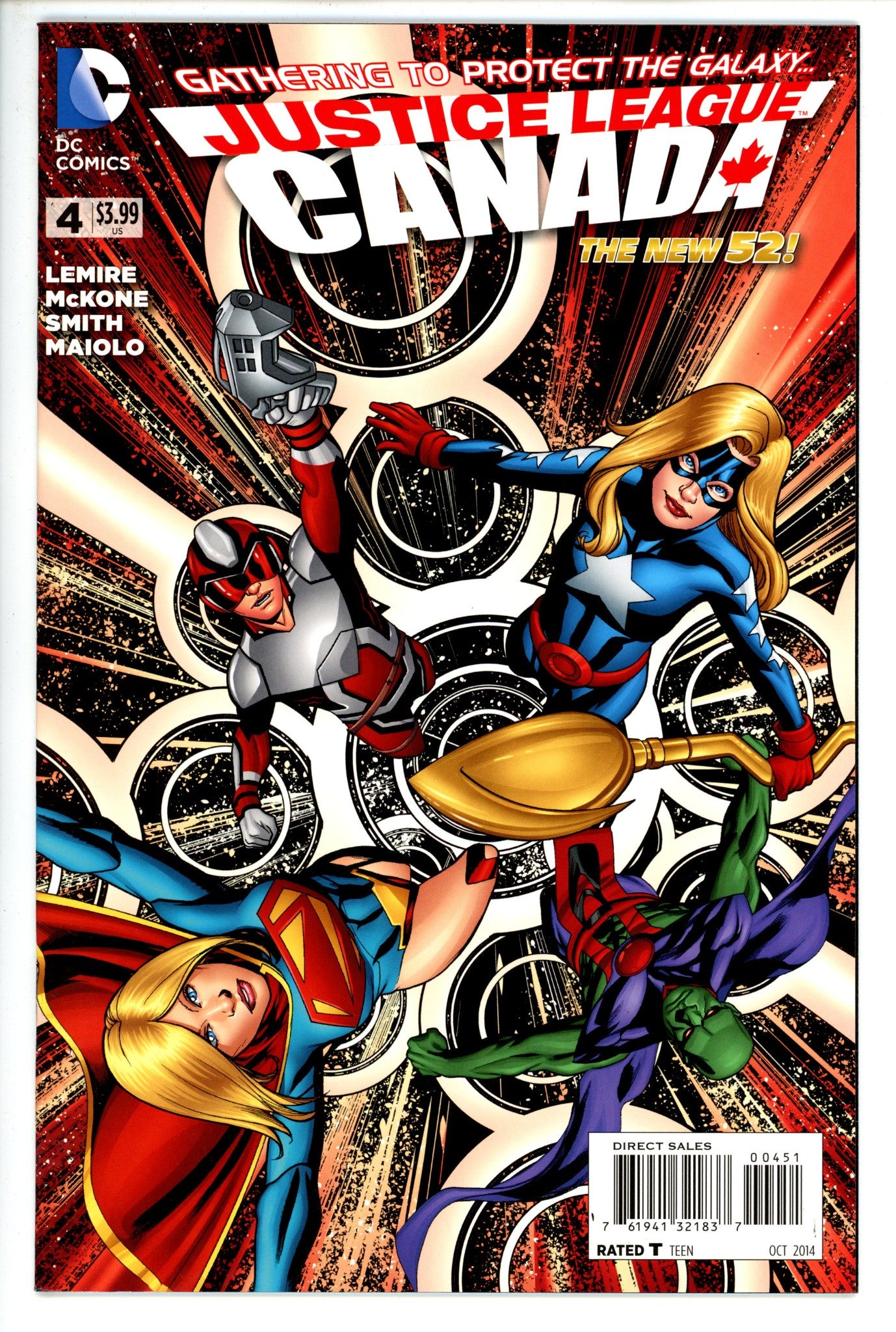Justice League United 4 Canada Variant