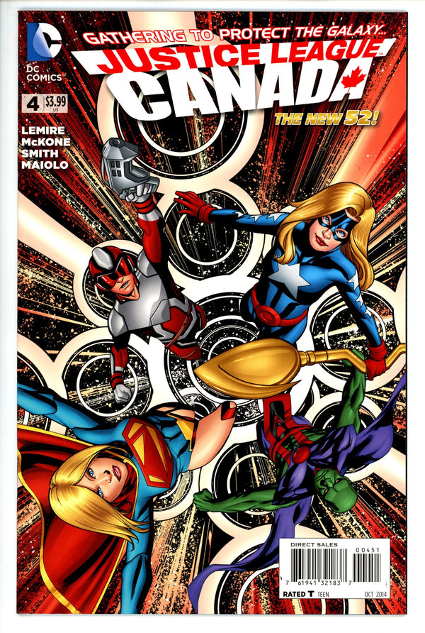 Justice League United 4 Canada Variant