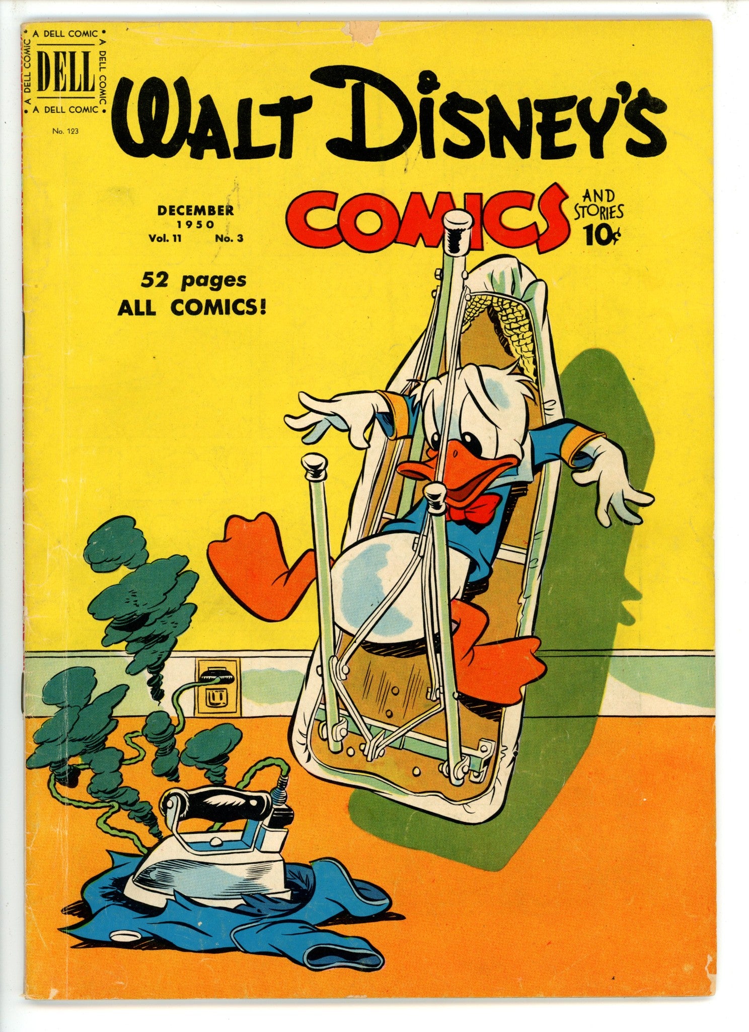 Walt Disney's Comics and Stories Vol 11 3 (123) VG (1950)